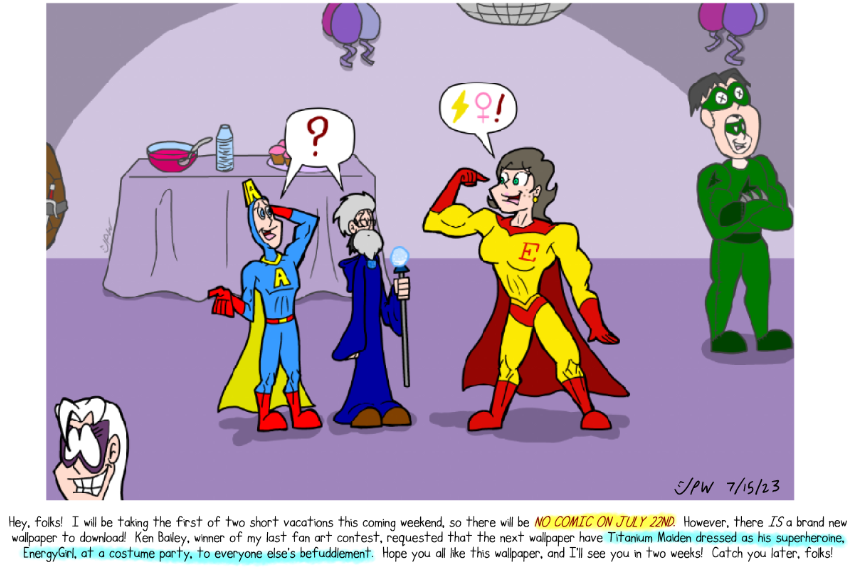 Costume Party Wallpaper Announcement