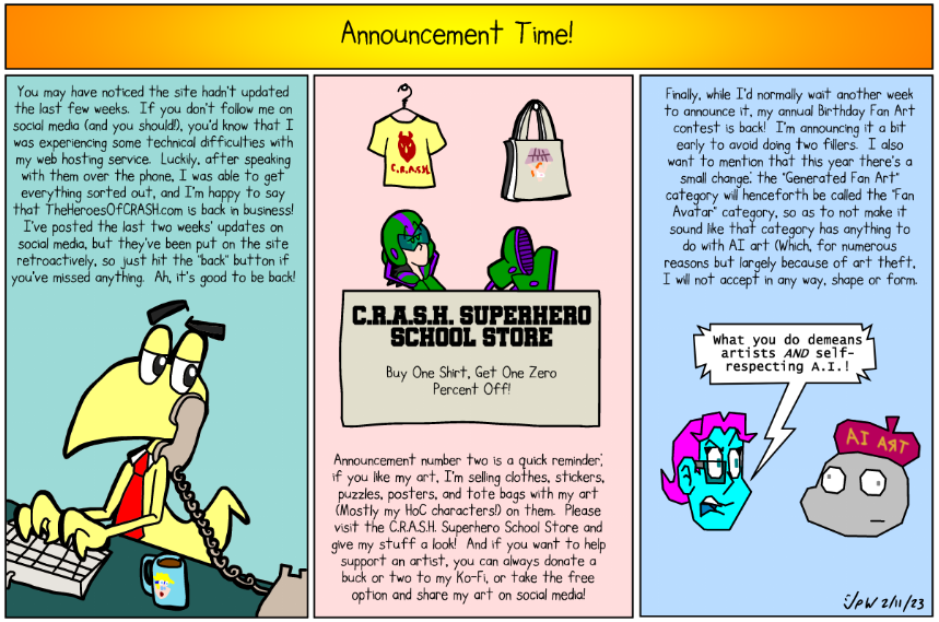 February 2023 Filler Announcements