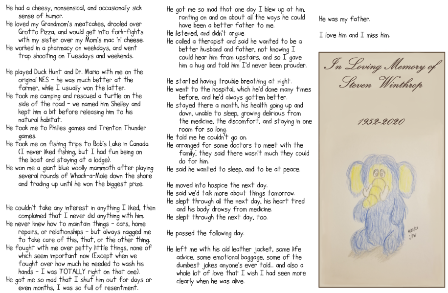 In Loving Memory of Steven Winthrop