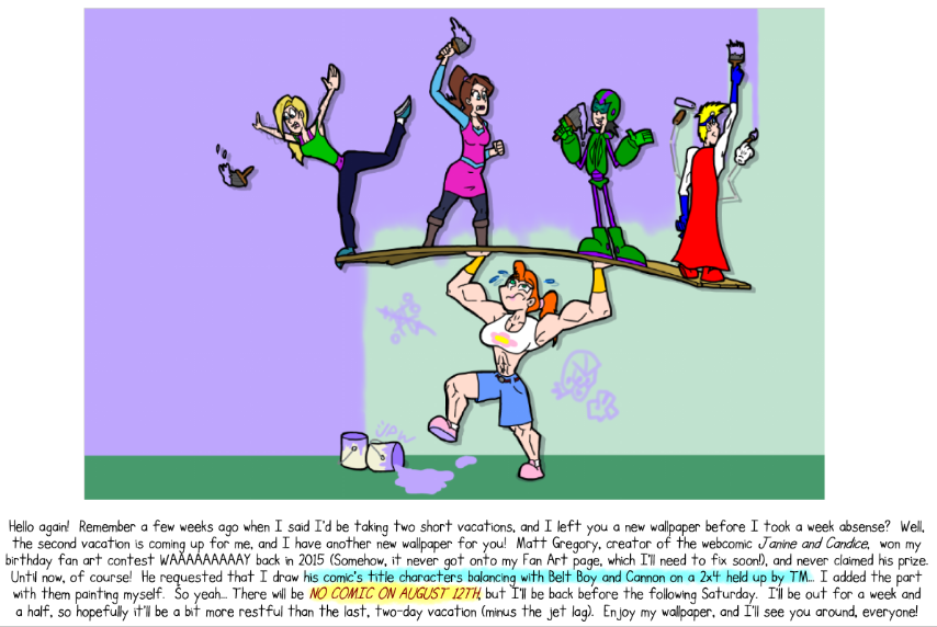 Janine and Candice Wallpaper Announcement