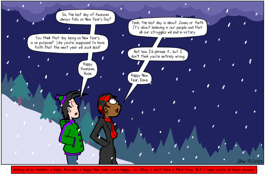 New Years and Kwanzaa Filler 2022 to 2023