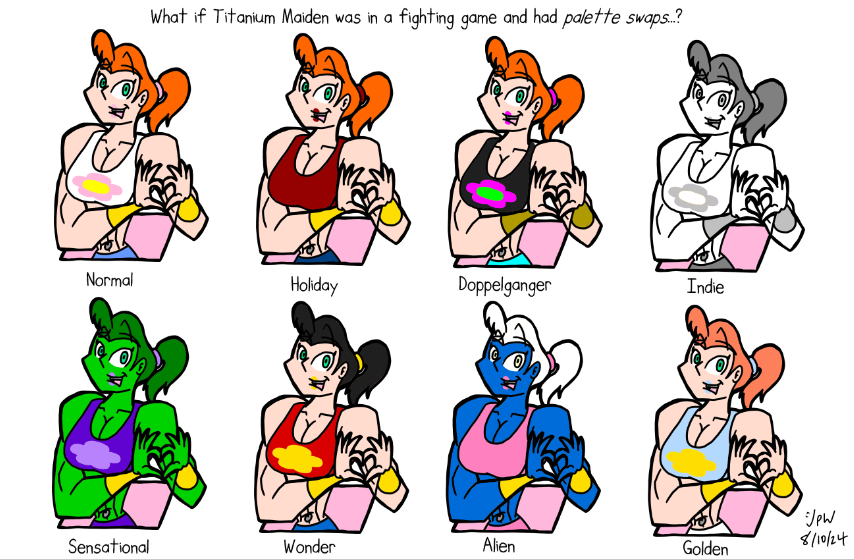 Palette Swap Filler - Titanium Maiden