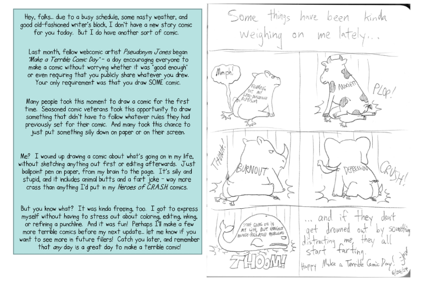 Terrible Comic Filler - July 2024