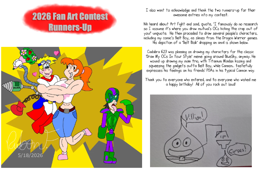 2026 Fanart Contest Runners-Up
