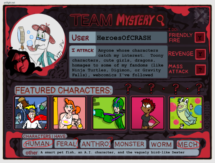 Art Fight 2026 - Team Mystery Card