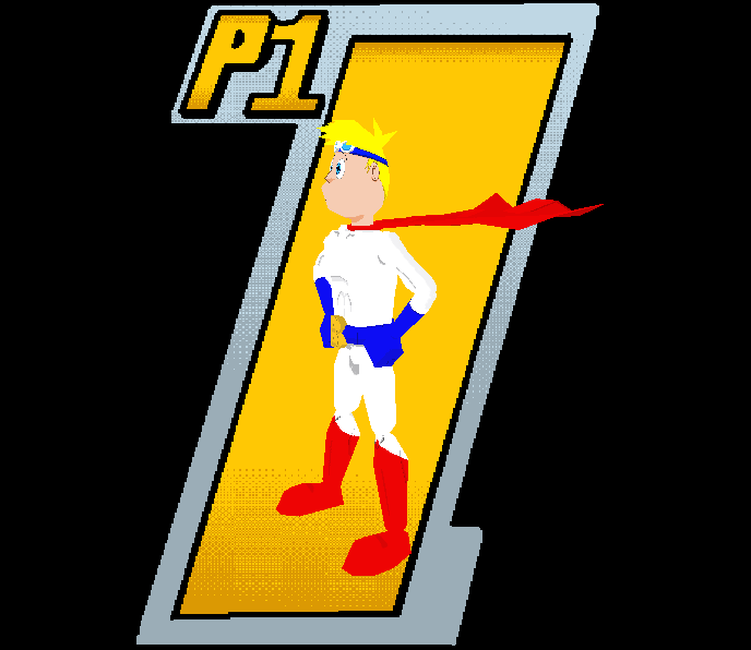 Belt Boy Player 1 3D LowPoly Model